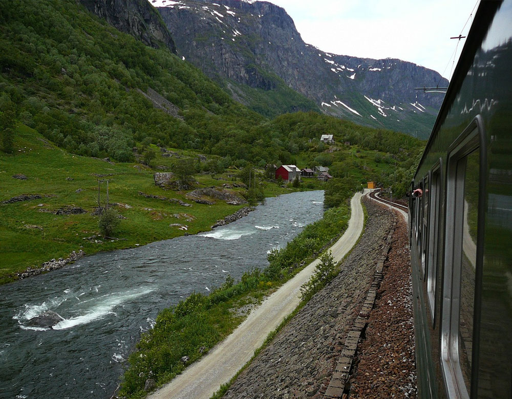 Flamsbana rail line Norway